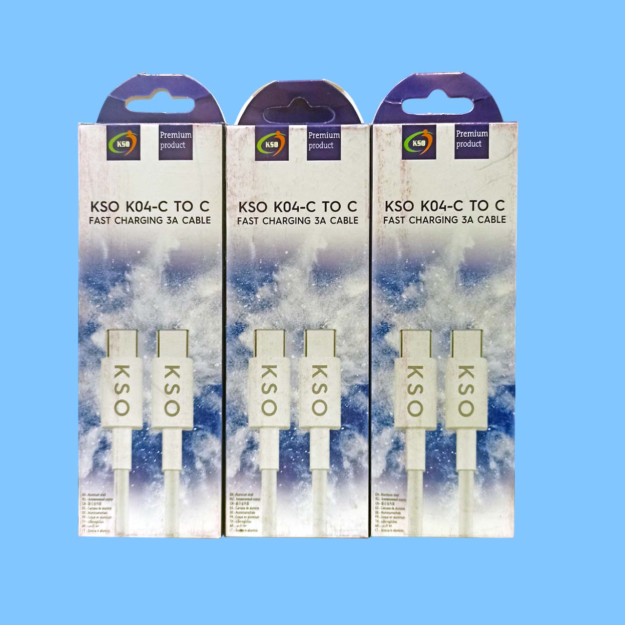 KSO K04-C TO C FAST CHARGING 3A Cable Price in Bangladesh